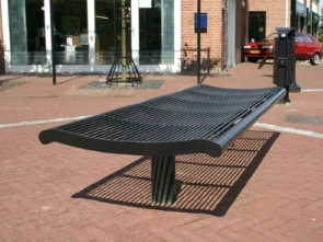 Buitenbank Wenters dubbelzits staal