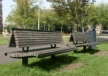 Buitenbank Wenters enkelzits met rugleuning hout