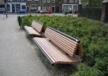 Buitenbank Wenters enkelzits met rugleuning hout