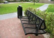 Product reference photo Wenters with backrest steel Grijsen outdoor benches 7