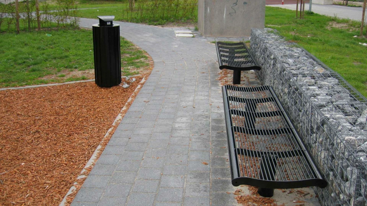 Buitenbank Wenters enkelzits staal
