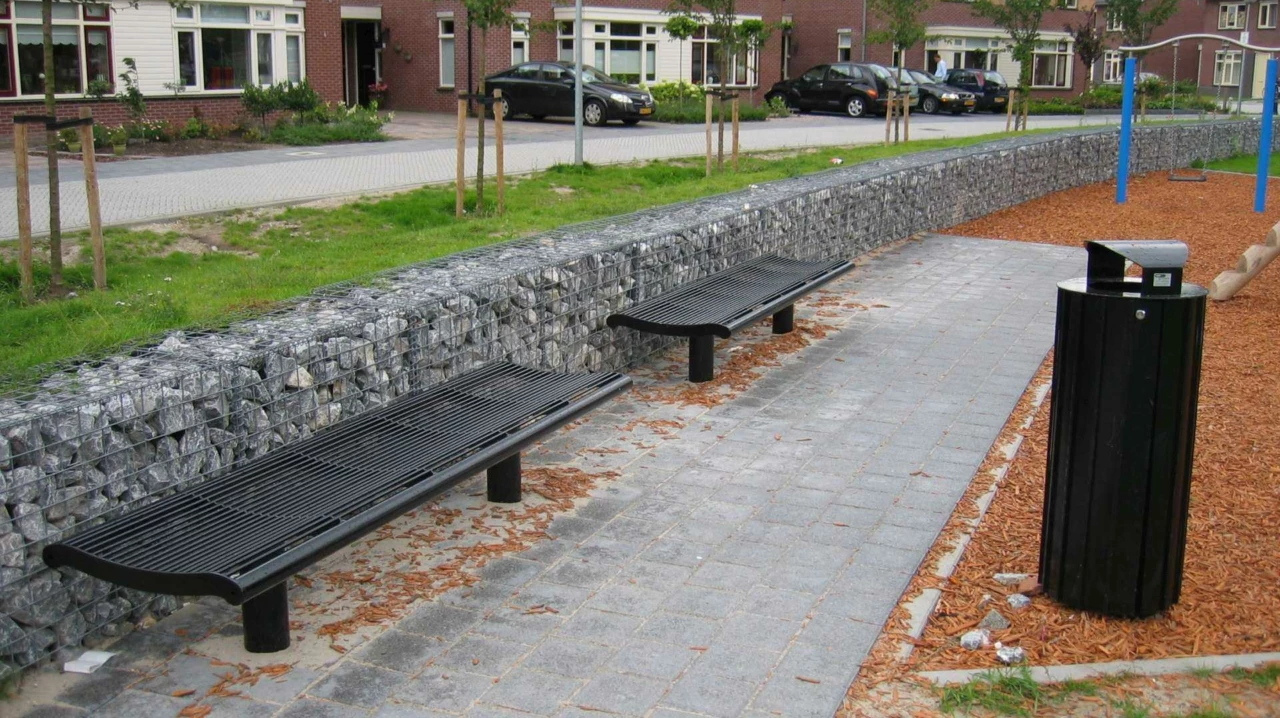 Buitenbank Wenters enkelzits staal