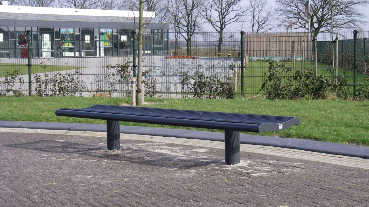 Buitenbank Wenters enkelzits staal
