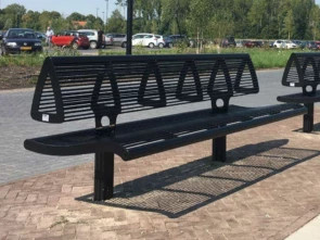 Buitenbank Wenters enkelzits staal
