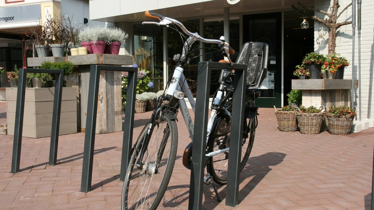 Fietsbeugel Cubic Enkel voor de openbare ruimte