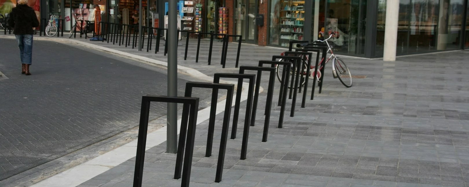 Fietsbeugel Cubic Enkel voor de openbare ruimte