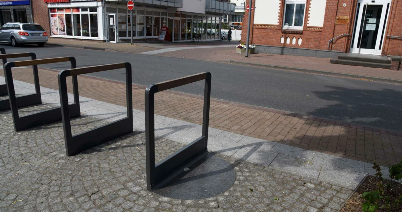 Retro Fahrradbügel Grijsen