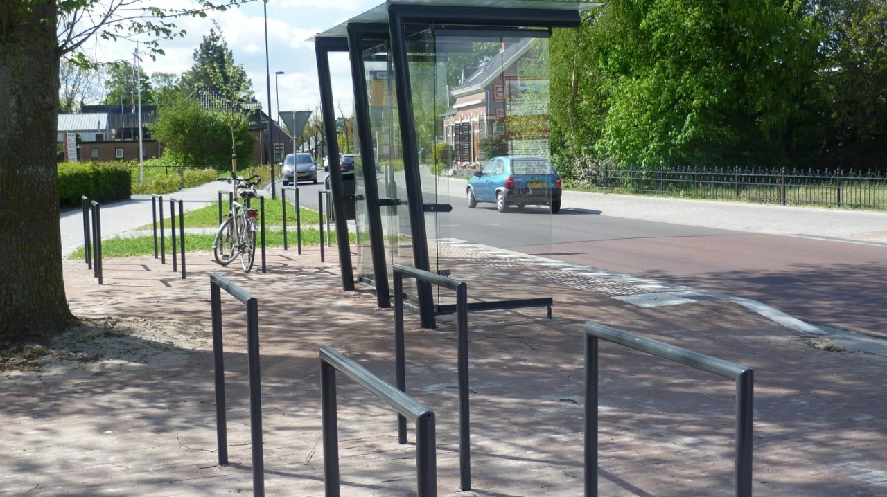 Fietsbeugel Rondo Dubbel voor de openbare ruimte
