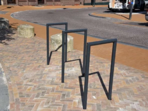 Fietsbeugel Rondo Enkel voor de openbare ruimte