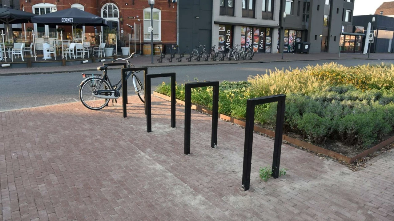 Fietsbeugel Square Enkel voor de openbare ruimte