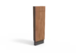 Informatiezuil Houten zuil productrender