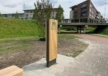 Informatiezuil Houten zuil openbare ruimte