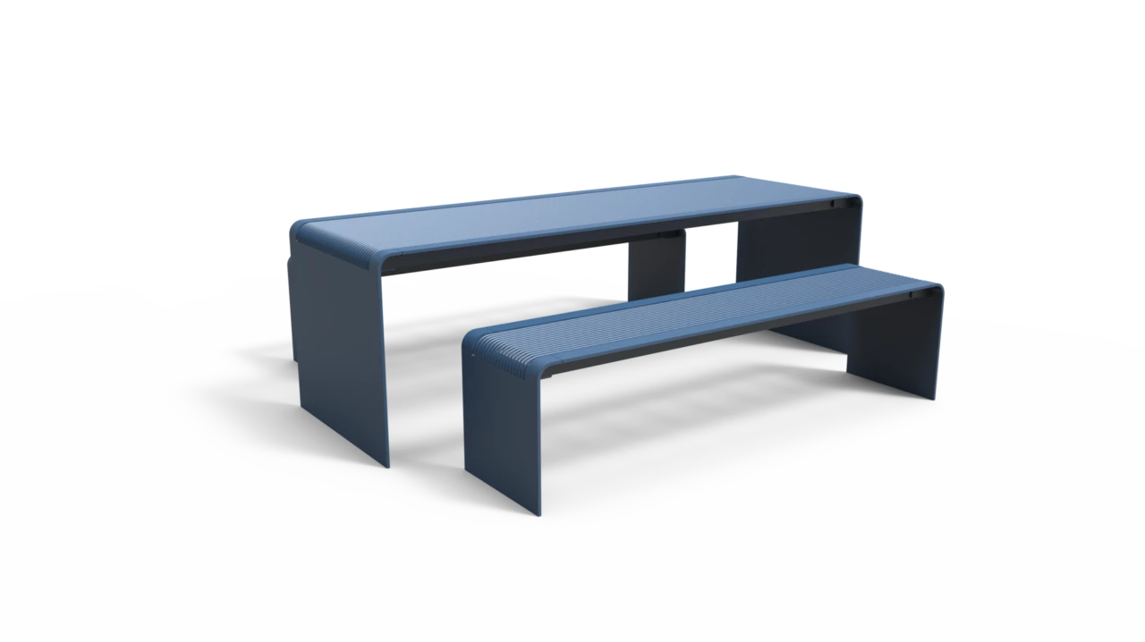 Rendering Bend Picknickset (Stahl) Picknicksets Grijsen