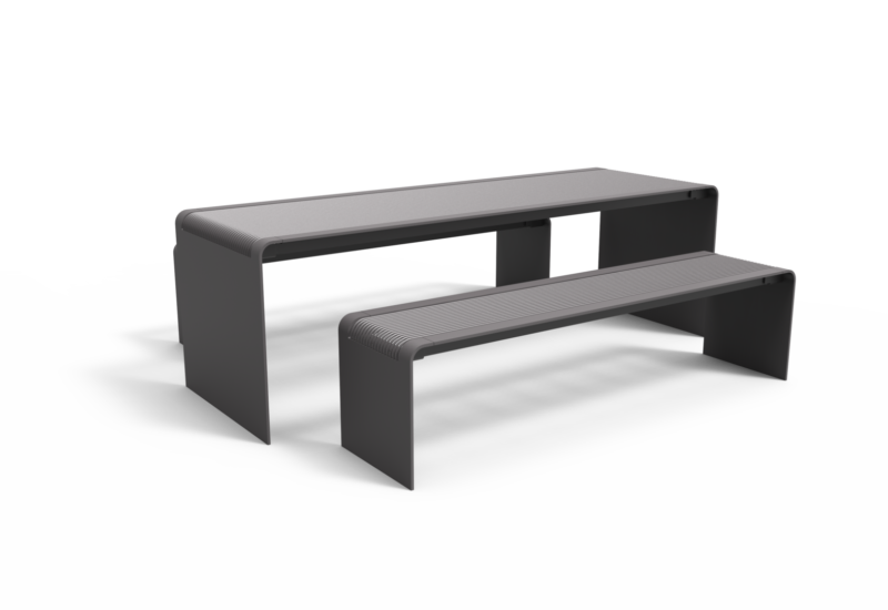 Rendering Bend Picknickset (Stahl) Picknicksets Grijsen