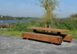 Picknickset Pure II Douglasie Cortenstahl