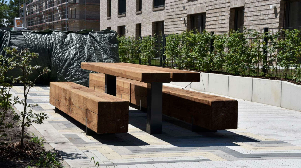 Picknickset Pure II voor de openbare ruimte