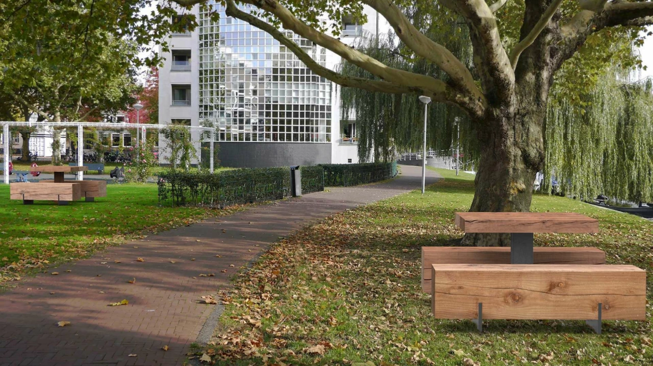 Picknickset Pure III voor de openbare ruimte