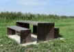 Picknickset Quadrat corten voor de openbare ruimte 6