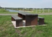 Picknickset Quadrat corten voor de openbare ruimte 1