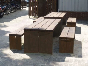 Picknickset Quadrat Eco voor de openbare ruimte