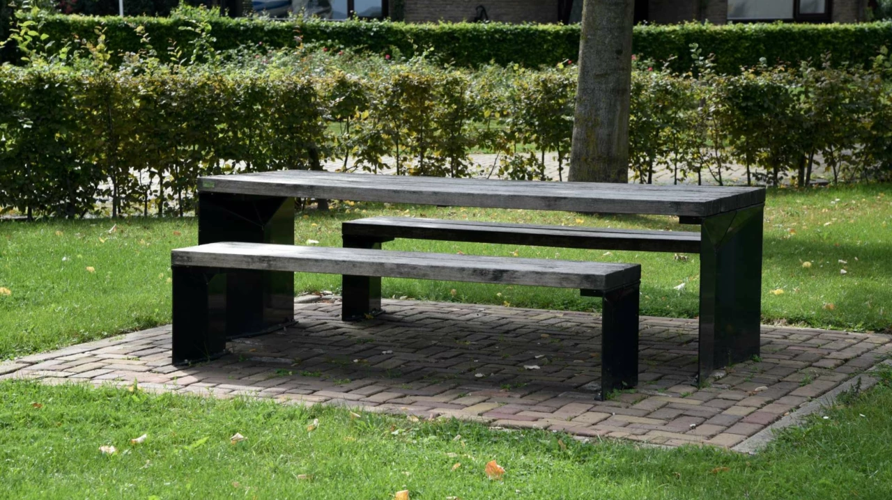 Picknickset Quadrat für den öffentlichen Raum 3