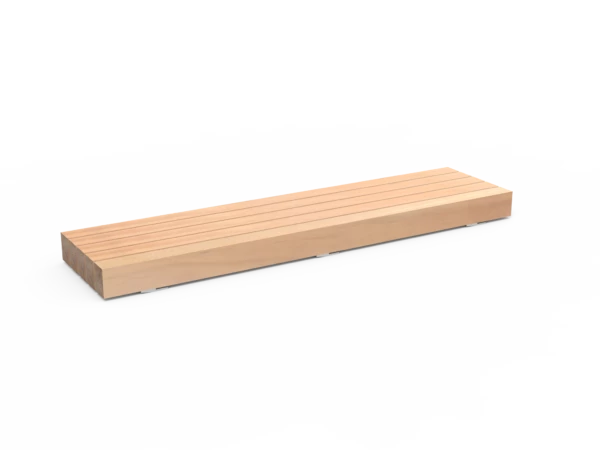 Rendering Plane Bankauflage (gerade Latten)