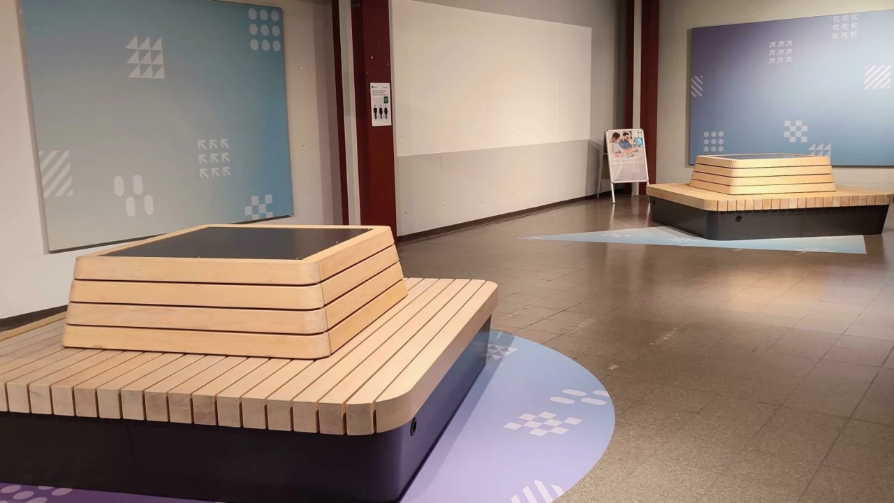 Universiteit Bielefeld Plane Solid maatwerk banken Binnenmeubilair 10