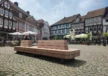 Celle Plane Solid Sitzbank Grijsen