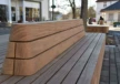 Parkbank Plane Solid Doppelsitz mit Rückenlehne Sondermodell Marktplatz Fröndenberg