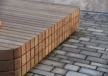 Parkbank Plane Solid Doppelsitz mit Rückenlehne Sondermodell Marktplatz Fröndenberg