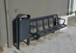 Parkbank mit Armlehnen Cruzado Grijsen