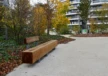 Pure buitenbank met rugleuning