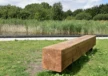 Almere Kromslootpark - Pure enkelzits buitenbank voor de openbare ruimte 1