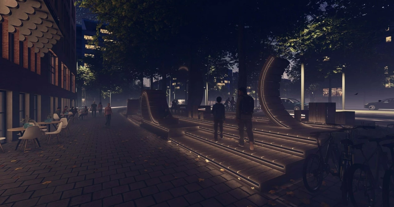 Capital C Amsterdam Peel Plaza Amsterdam Gabriel Lester Grijsen Park en Straatdesign 3