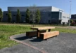Picknicktafels van cortenstaal en douglashout - Pure picknickset