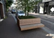 Demontabele plantenbakken bloembakken met houten zitting