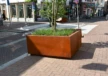 Demontabele plantenbakken bloembakken met houten zitting