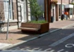 Demontabele plantenbakken bloembakken met houten zitting