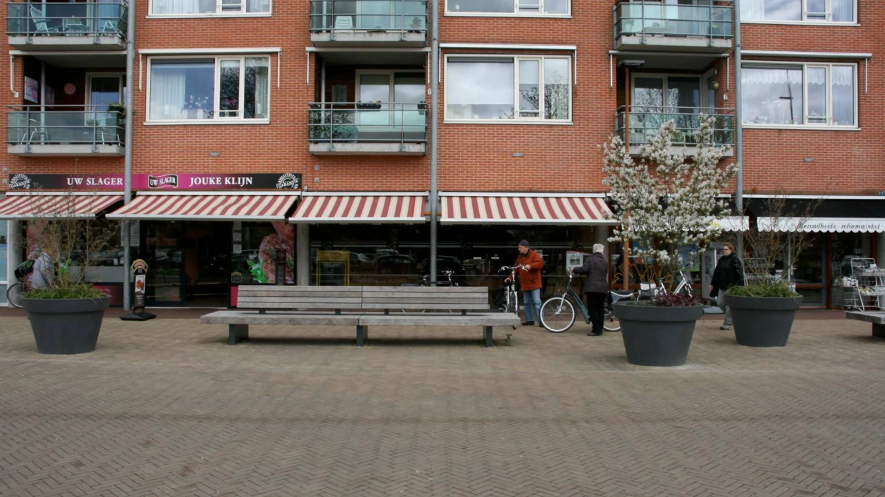 Burgum Winkelgebied Areka Plane Plus dubbelzits met comfort rugleuning square dubbel fietsbeugel straatmeubilair grijsen 4