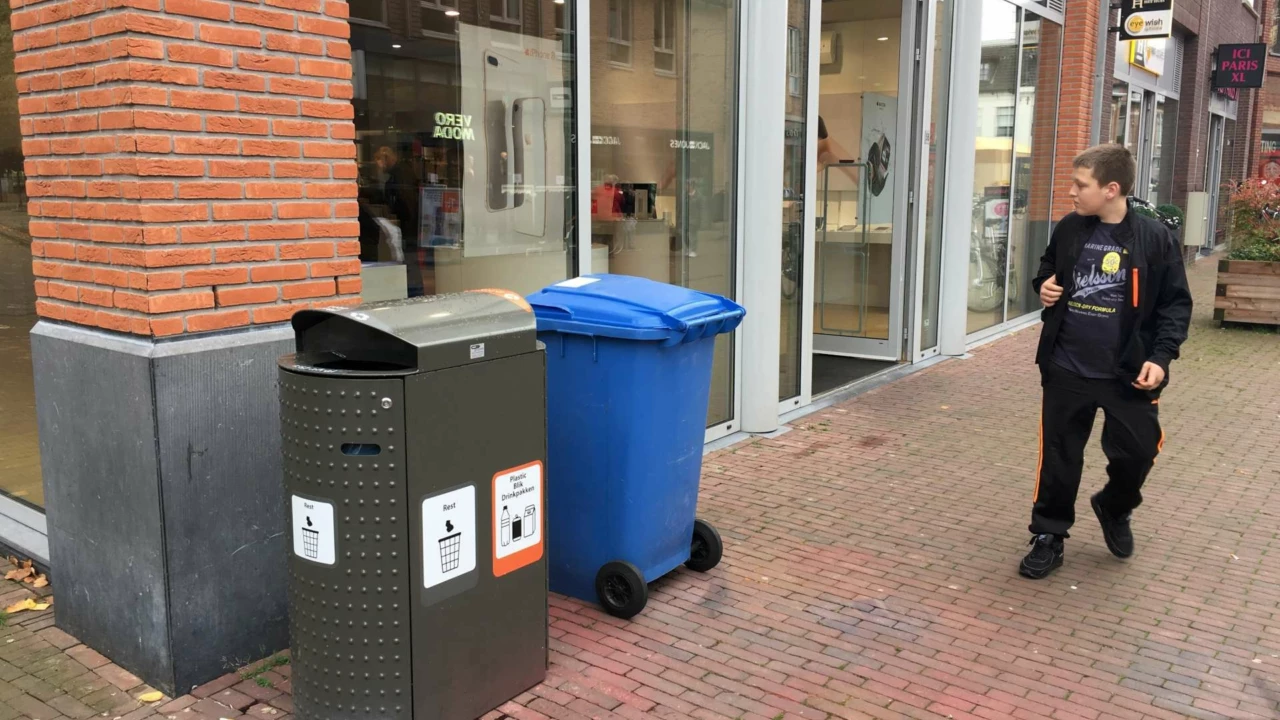 Ede Centrum Column 200 met Constructo kap afvalscheiden 5