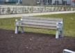 Parkbank mit Metall: Aluminiumguss Big Bench