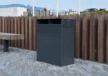 Afvalbak Quadrat duo voor de openbare ruimte 1