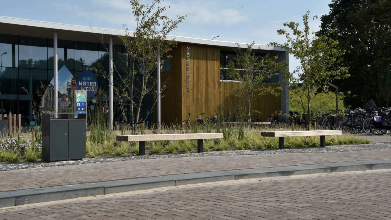 Buitenbank Plane enkelzits voor de openbare ruimte 6
