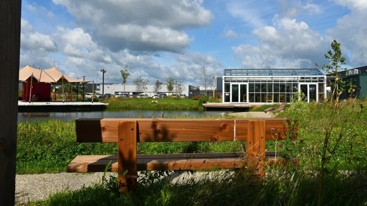 Groenlo BINX Smartility Sitzbank Natuur Comfort mit Rückenlehne 5