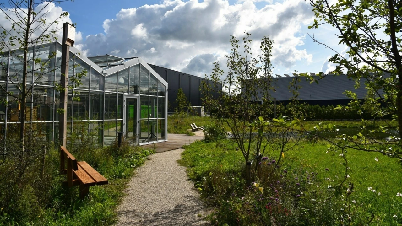 Groenlo BINX Smartility Sitzbank Natuur Comfort mit Rückenlehne 2