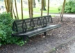 Harlingen Harmenspark Wenters buitenbank met rugleuning 1
