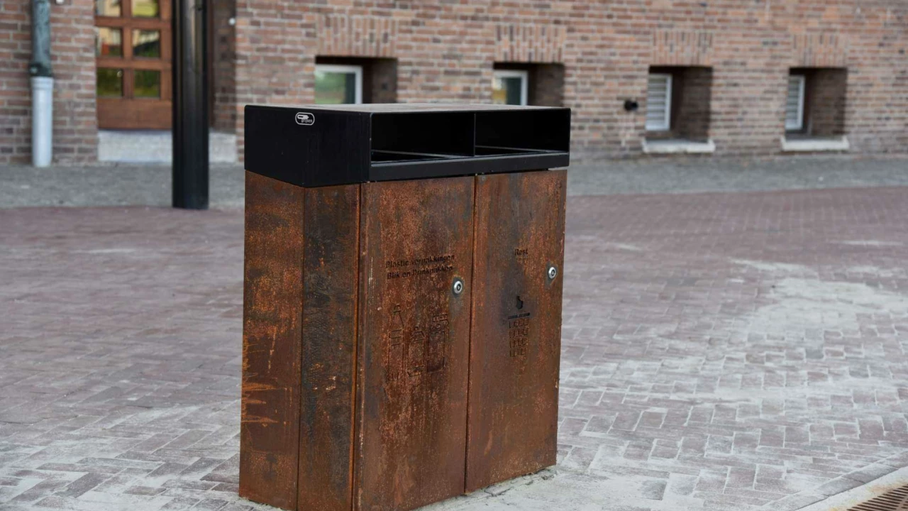 Quadrat Duo in uitvoering cortenstaal 2