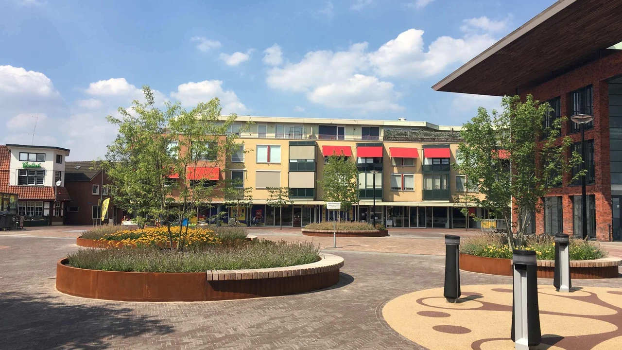Europaplein Rijssen cortenstalen plantenbakken 8