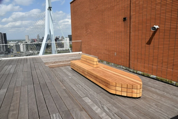 Rotterdam dakterras plane picknickset Plane dubbelzits Solid Planter