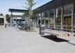 Abfallbehälter Quadrat 70 Fahrradbügel Rondo doppel Baumrost Square Parkbankank Plane II Doppelsitz Sterrenhof Spijkenesse
